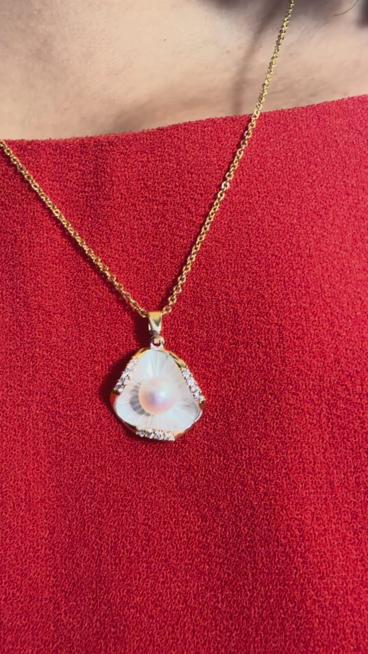 Shell pearl jewelry set product video